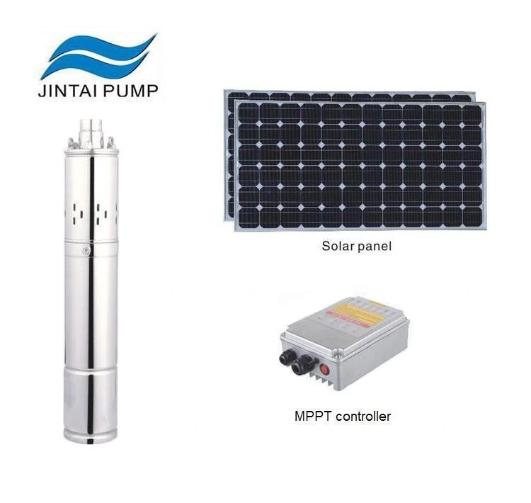 Jintai Js4 Stainless Steel Pump Solar Deep Well Solar Water Pump System for Irrigation