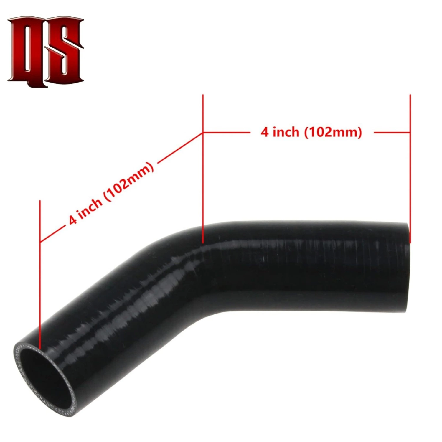 45 90 135 180 Degree Elbow Reinforced Auto Silicone Radiator Rubber Hose