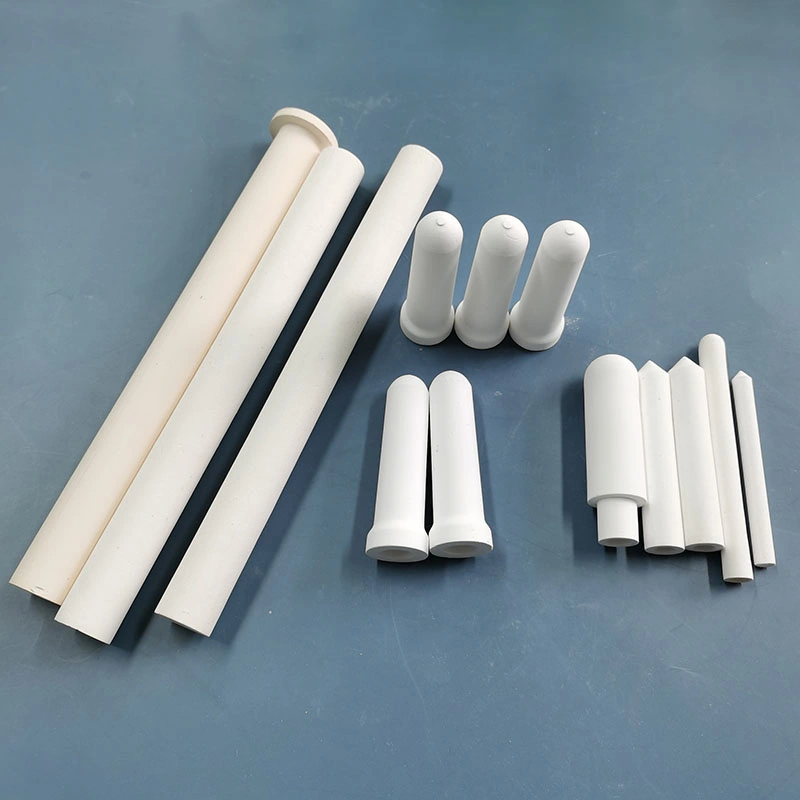 Aluminiumoxid Keramik Tube Size Support Customization 95% Al2O3 poröse Keramik Rohr