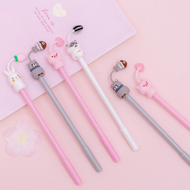 Creative Cartoon Cute Pet Park Neutral Pen Small Fresh Cute Student Exam Water Pen Writing Signature Pen