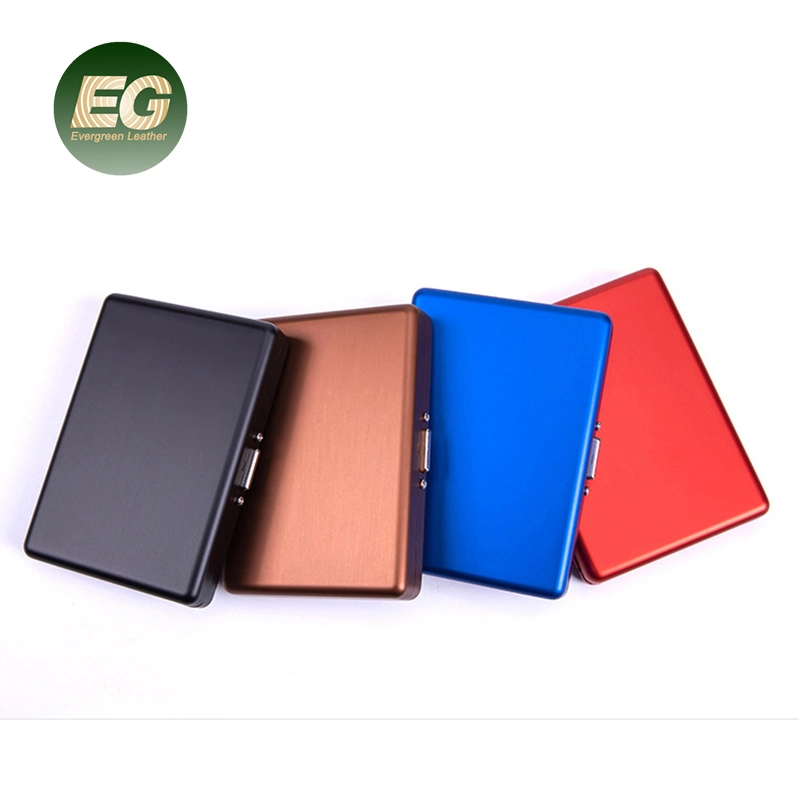 Ea222 Hard Protective Personalized Flip Top Stash Luxury Box Custom Stainless Metal Holder Aluminum Cigarette Cases Business Credit Lash Card Protector Case