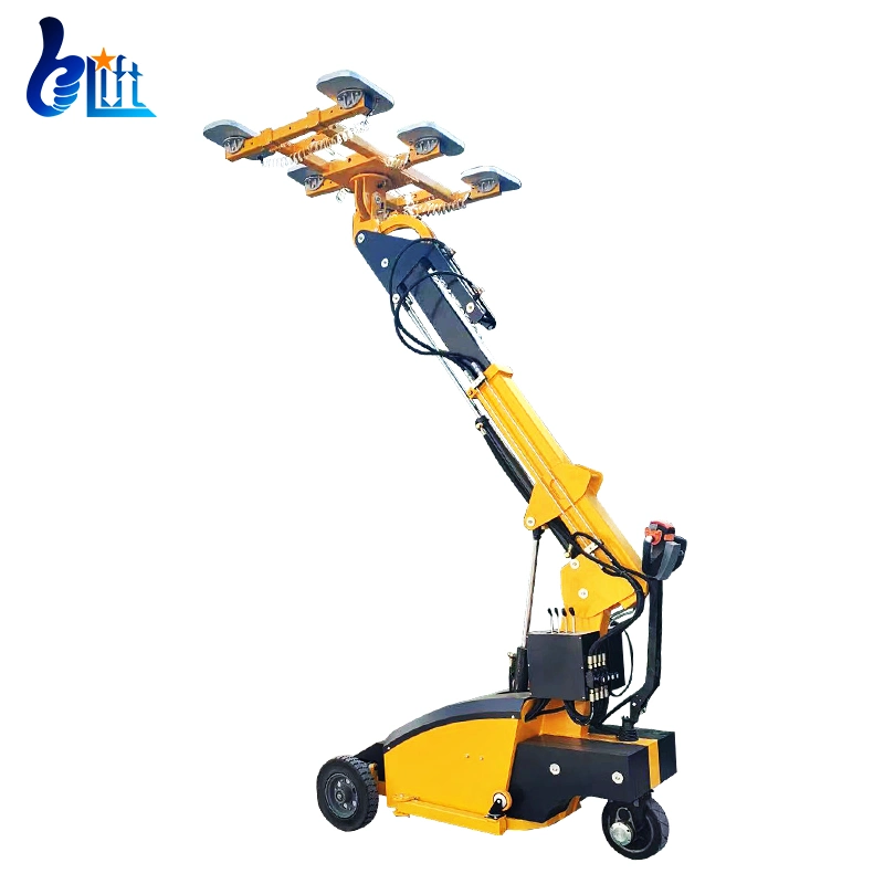 600kg 800kg Electric Glazing Robot Automatic Suction Cups Glass Granite Slabs Vacuum Lifter