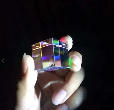 Glass Prism Double Cemented Right Angle Type of X-Cube Prisms Optical Equipment