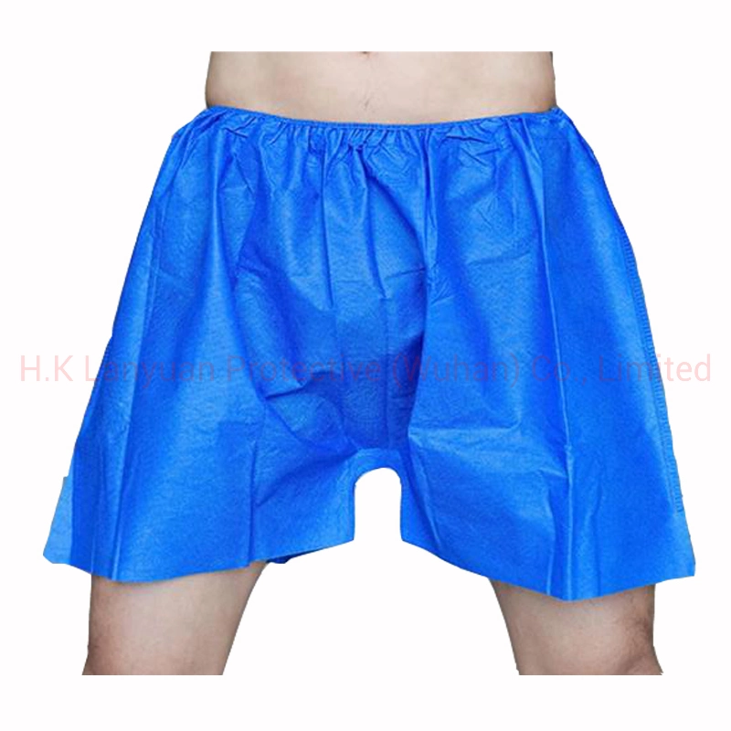 Blaue Einweg-Boxershorts für Männer/Reisen/SPA/Massage