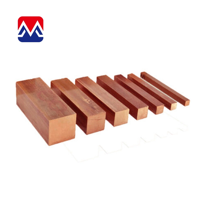 Copper Bars C12200 C18980 C15715 Edge Closing Copper Flat Rod 8mm 99.99% Pure Round Square Copper Busbar