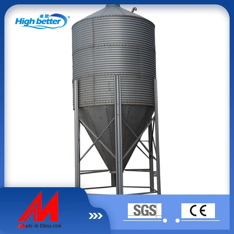 2023 Hot Selling Poultry Farms Made in China, Feeding Chicken Silos