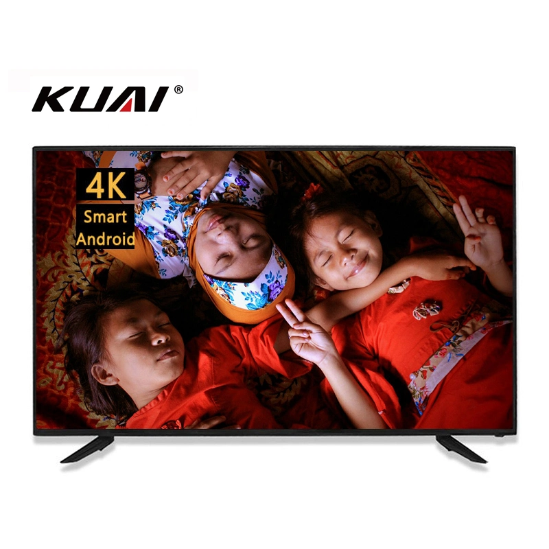 32-100pulgadas Kuai OEM/ODM de la fábrica de TV LED LCD TV Android Smart TV 43 55 65 70 85 100 Plano de gran tamaño Screnn 4K Ultra HD TV