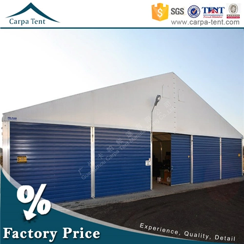 Clear Span Structure 20m Width Durable Warehouse Tent with Sandwich Hard Wall Wholesale