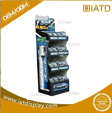 Store Custom Pop Cardboard Floor Displays for Dental Care Product