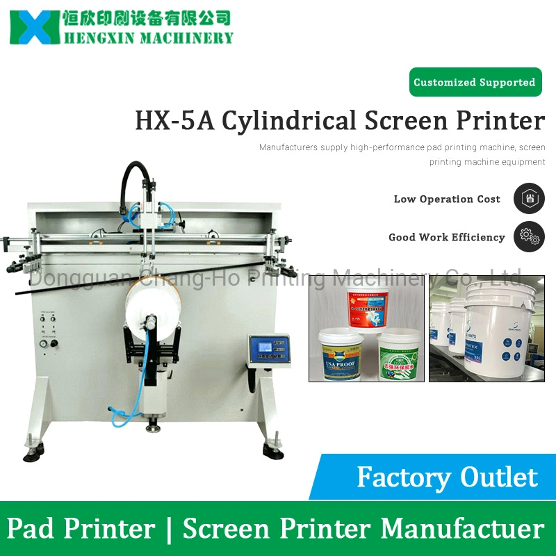 Silk Screen Printing Machine for Printing on Paint Bucket