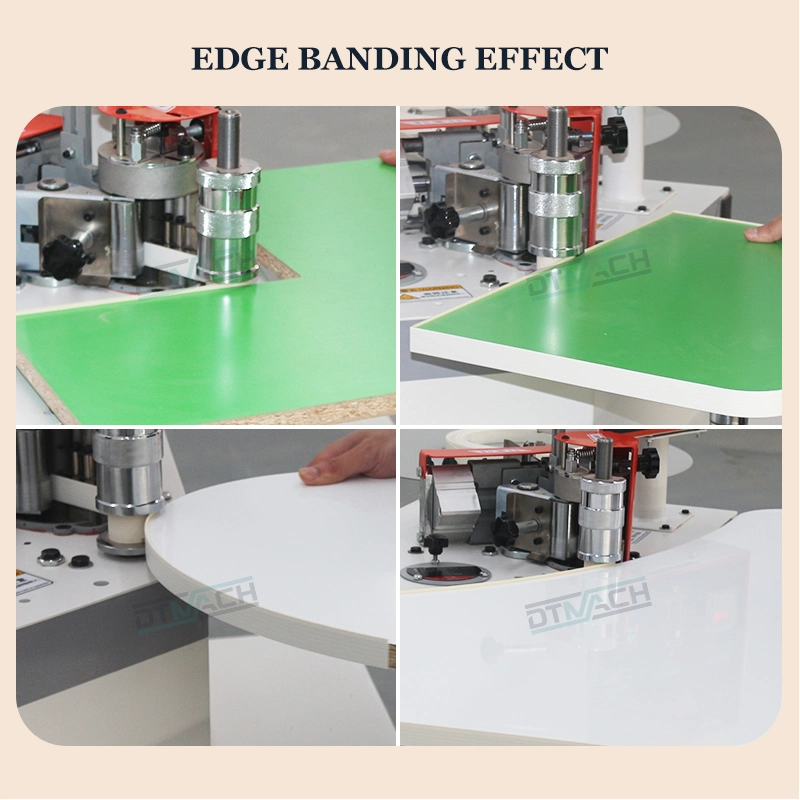 Wooden Folding Arm Curve Edge Banding Machine Plastic PVC Wood