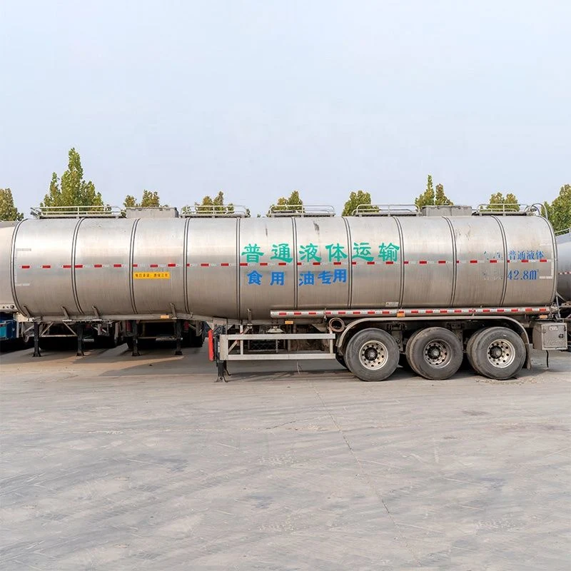 Tri-Axle 50000 Liters Oil Fuel Tanker Trailer for Sale