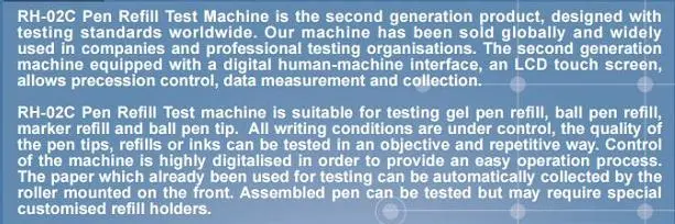 Paifeite Automatic Mini Write Test Machine for Ball Pen