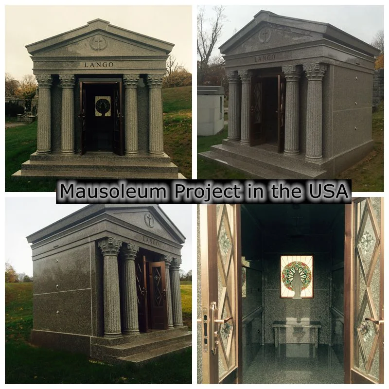 Cheap Granite 6 Crypts Private Mausoleum for Sale