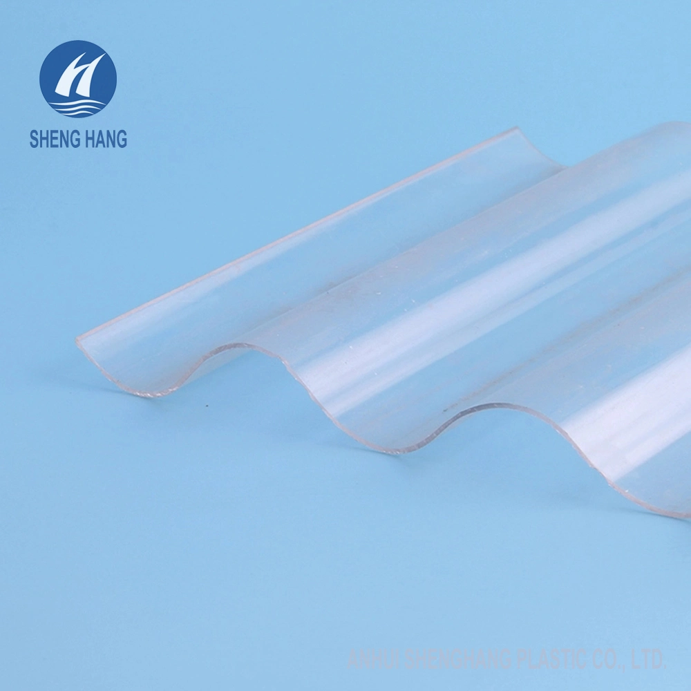 High Transparency Corrugated Polycarbonate PC Sheet with UV Protection