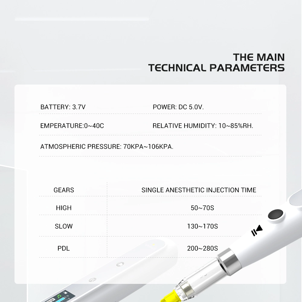 Portable Safety Painless Dental Implant Oral Anesthesia Instrument Device Syringe Mini Injector Booster