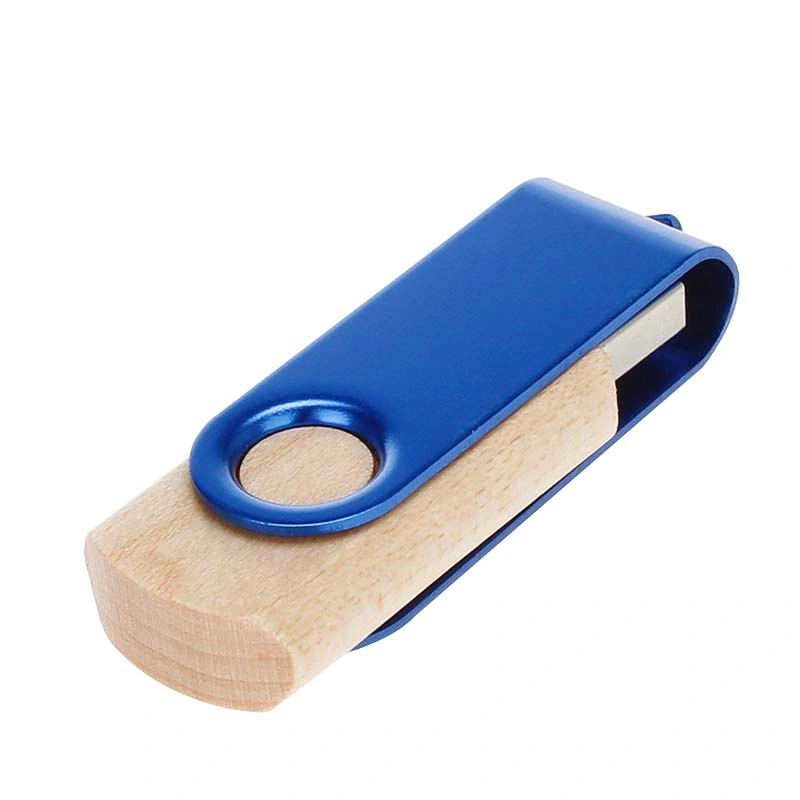 2GB 4GB 8GB 16GB Eco-Friendly Swivel Wooden USB Flash Drive