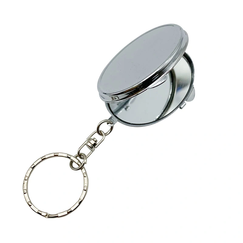 Metal Keychain Mini Mirror Key Chain Souvenir Gifts Promotion