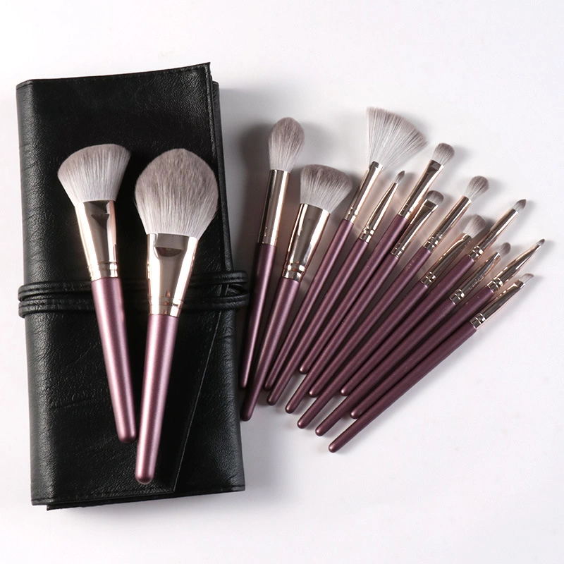 Maquillaje profesional Brush Cepillo cosmético al por mayor 14pcs Set maquillaje con logotipo personalizado