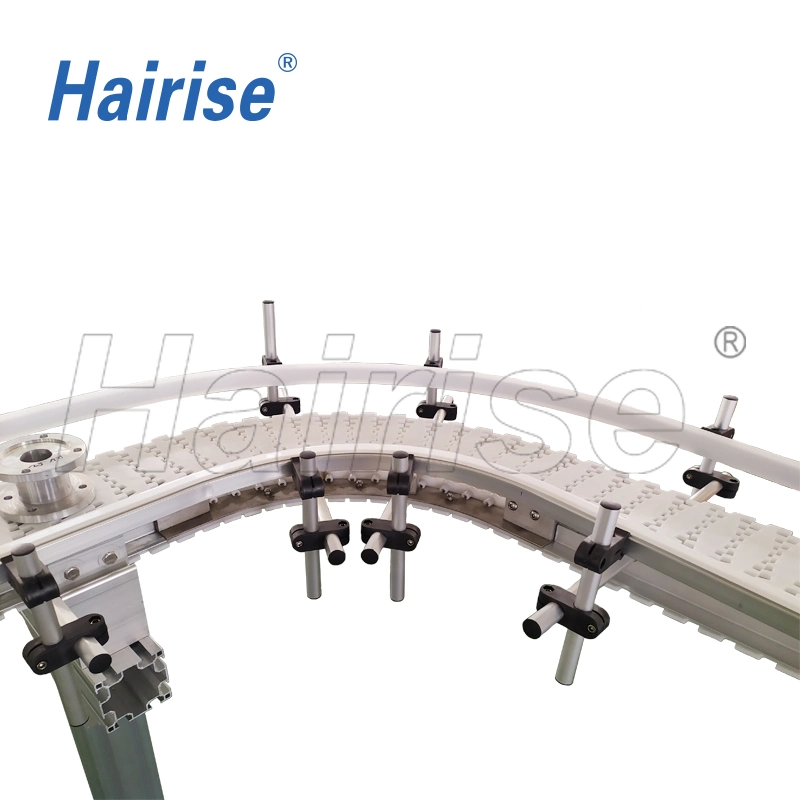 Hairise 140mm Width Flexible Chain Conveyor System with Aluminum Profile