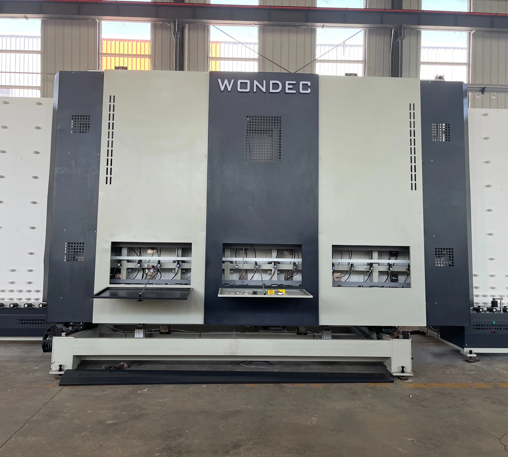 Insulating Glass Machine Vertical Double Glazing Making Machine Gas Filling and Flat Press Function