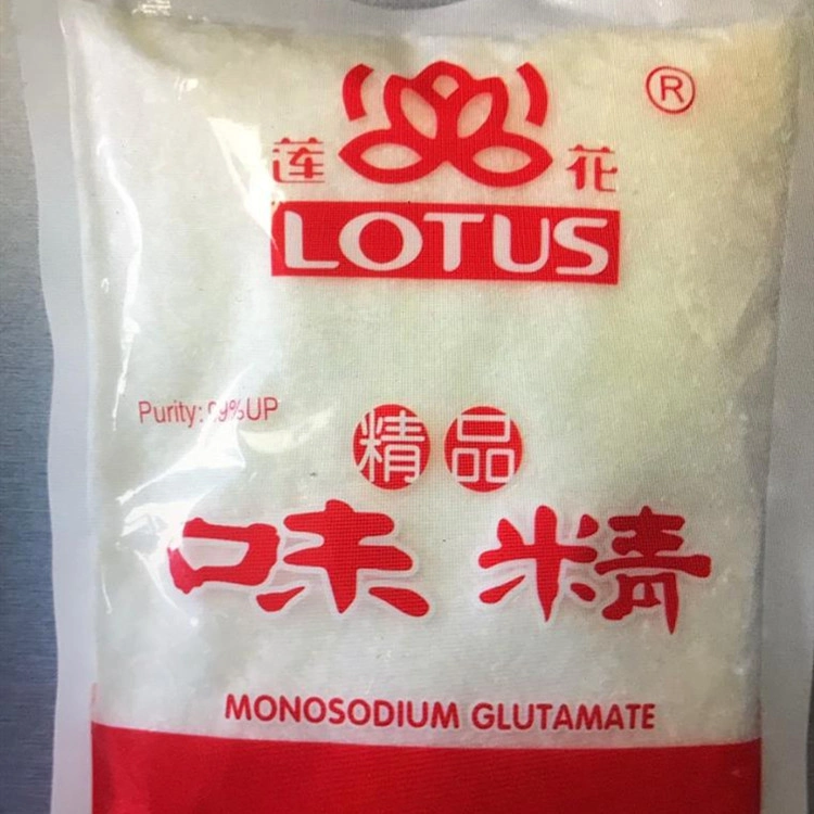 Food Grade Additives Monosodium Glutamate Msg 99% CAS 32221-81-1 Msg Monosodium Glutamate 99% 25kgs Bag 20 30 40 60 80 Mesh Ajinomoto 99%