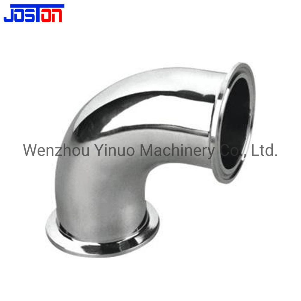 Joston Fitting Elbow with Leather Pipe Connector Stainless Steel 90 Degree Clamp Hose Nozzle