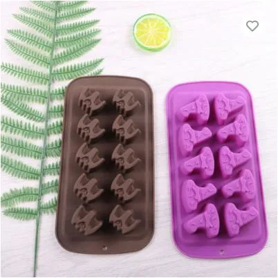 Moules en silicone personnalisés pour chocolat en forme de squelette. Moules en silicone de qualité alimentaire pour chocolat et bonbons.