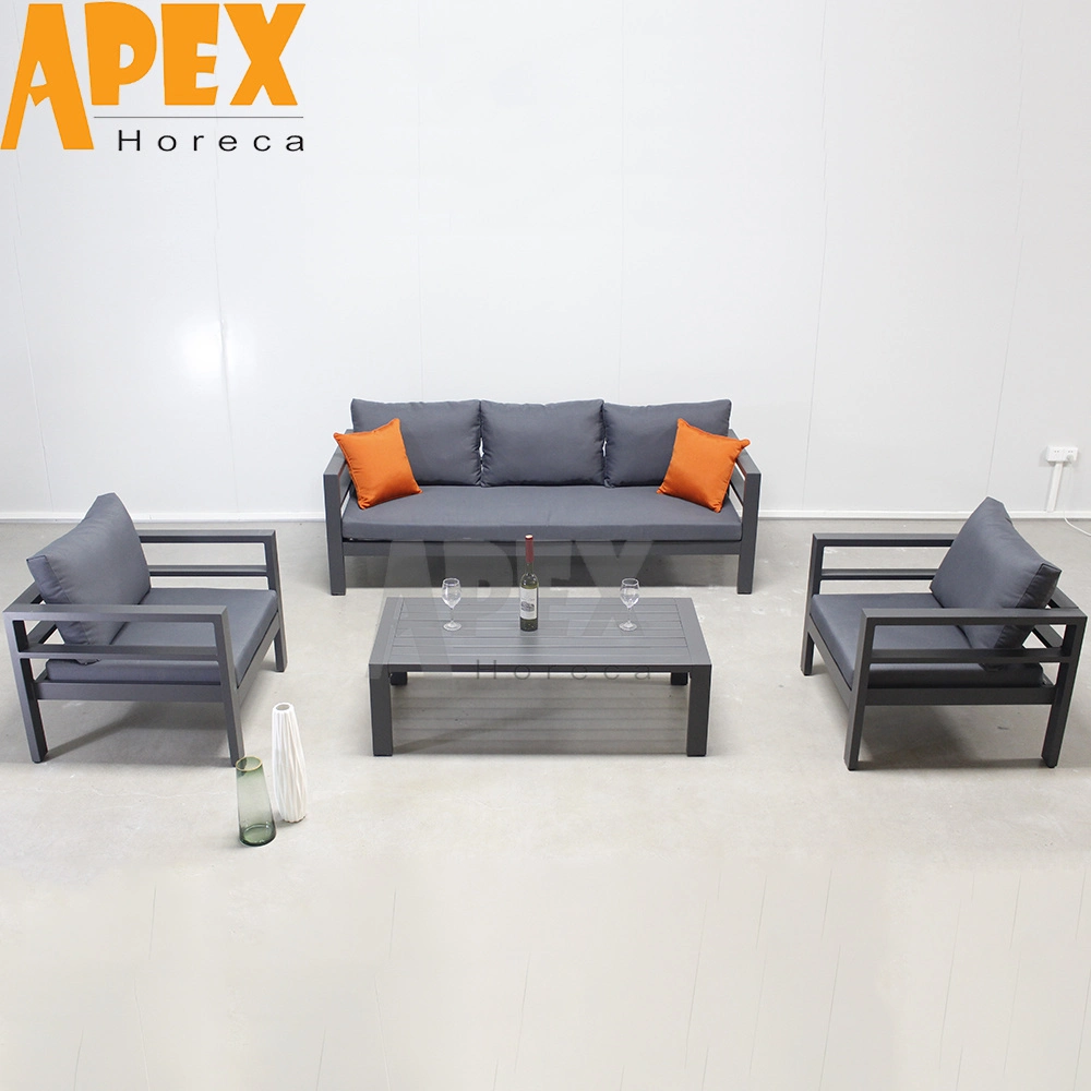 China Manufacturer Professional Design Outdoor Furniture Combination Set Aluminum Sofa