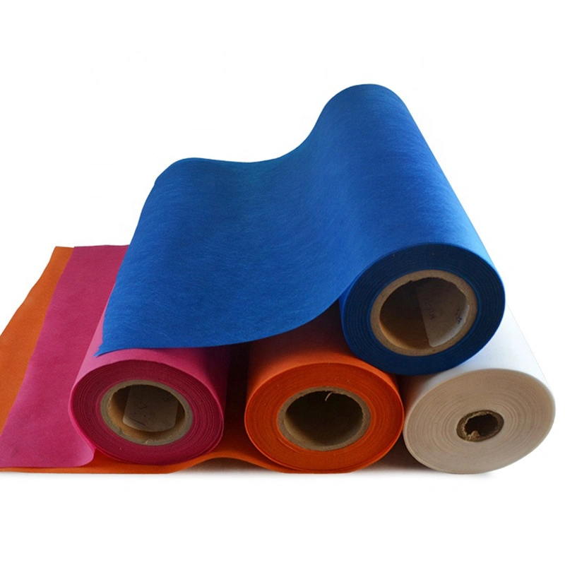 Manufacturer 100% Quality Polyester Recycle Pet Non Woven Fabric Colorful Nonwoven Fabric