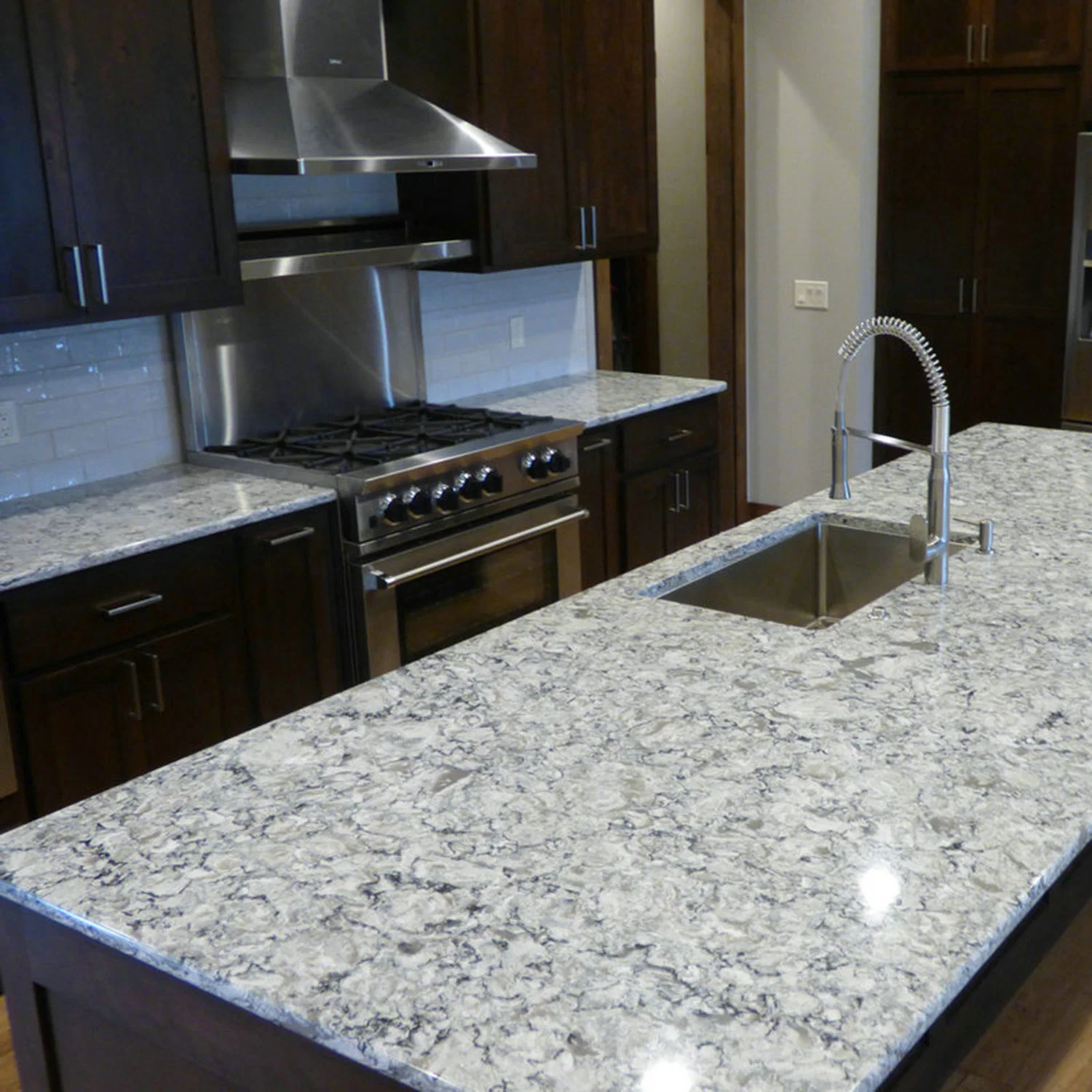 Solid Surface Polished Surface Engineered Kitchen Countertops Rose Quartz Stone