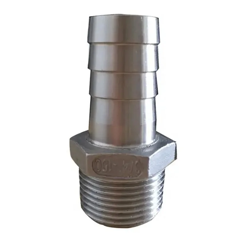 Stainless Steel 201/304/316L Coupling Industrial Fittings Nipple Threaded Hose Connector Pipe Fittings