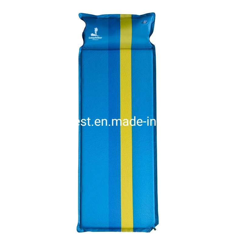 Camping Sleeping Pad Inflatable Air Mattresses Outdoor Mat Self Inflating Camping Mat with Pillow