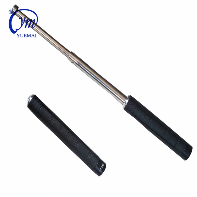 Factory Direct Supply Carbon Steel Black Police Expandable Baton