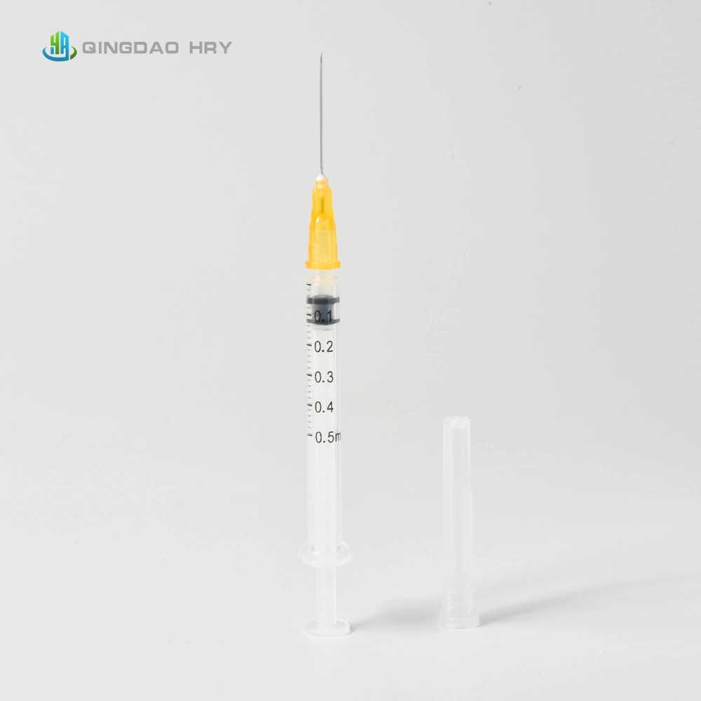 Disposable Sterile Medical Self-Destructive Syringe Self-Destruct Disposable Syringe Auto-Disable Syringe with Fixed Fine Needle Top-Quality