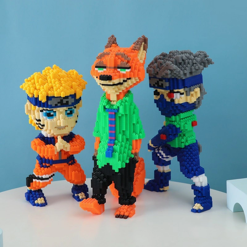 Dibujos animados más populares figuras Mini marionetas diversas piezas de bloques de construcción de personajes de dibujos animados Poke Mon Mini poco Doll Juguetes