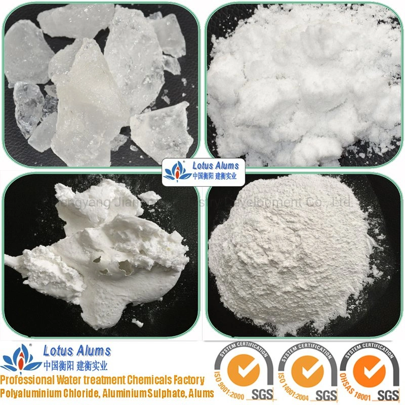 Industrial Effluent Treatment Potassium aluminum sulfate/Potassium Alum Water Treatment Agent