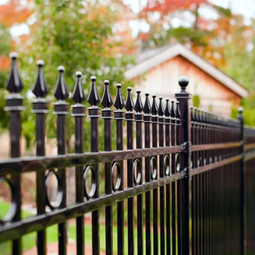 Aluminum/Galvanized Iron/Metallic Pressed Spear Top Fence for Security/Yard/House/School/Factory/Garden/Pool/Poppy