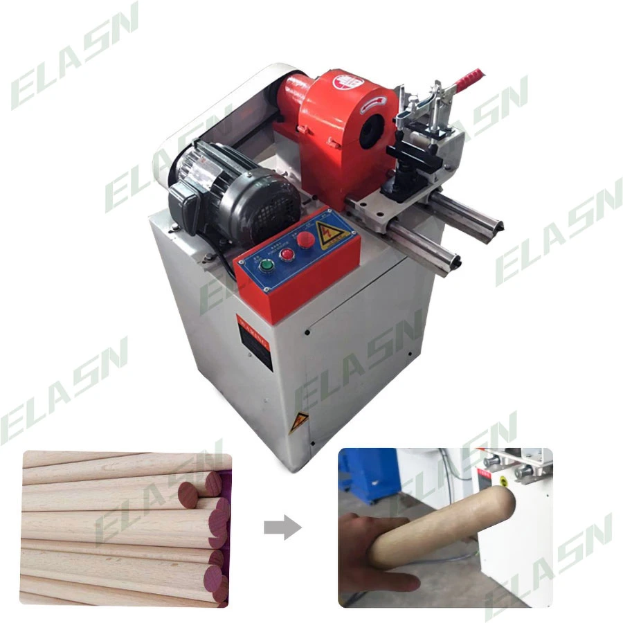 Factory Price Round Rod Milling Machine Broom Wood Round Stick Rod Making Machine