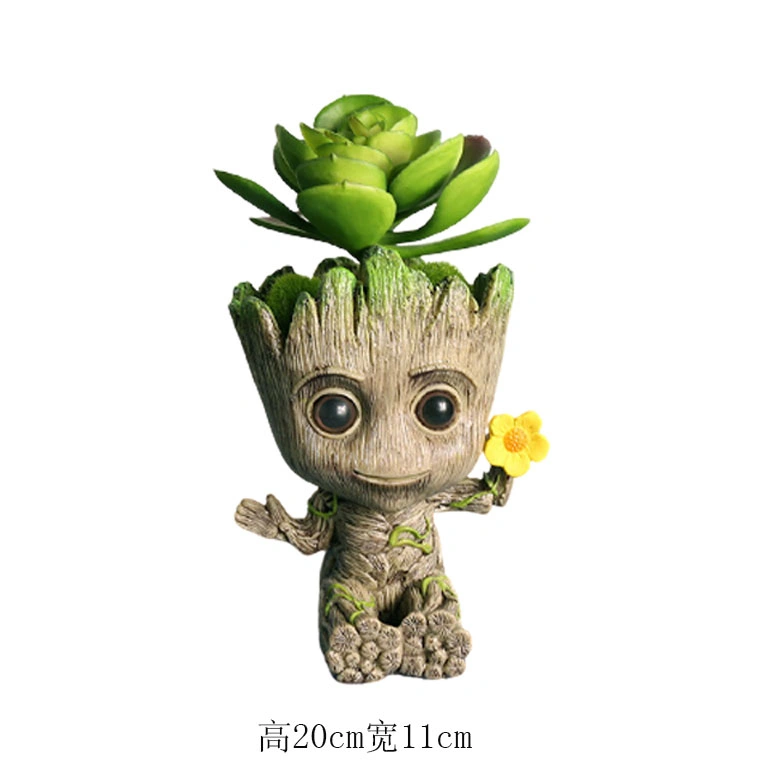 Groot Pot Polyresin le semoir