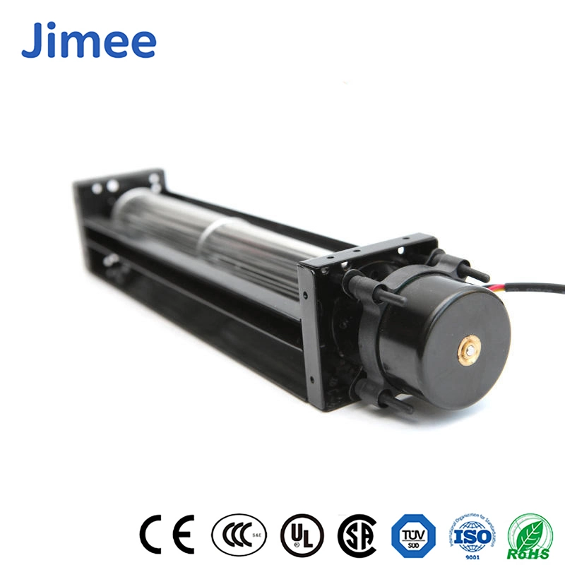 Jimee Moteur ventilateur tangentiel de la Chine à débit transversal des fournisseurs de gros ventilateur en aluminium Jm-90-1020 0,19 (A) le débit de courant du moteur du ventilateur de chauffage au sol pour four / / convecteurs