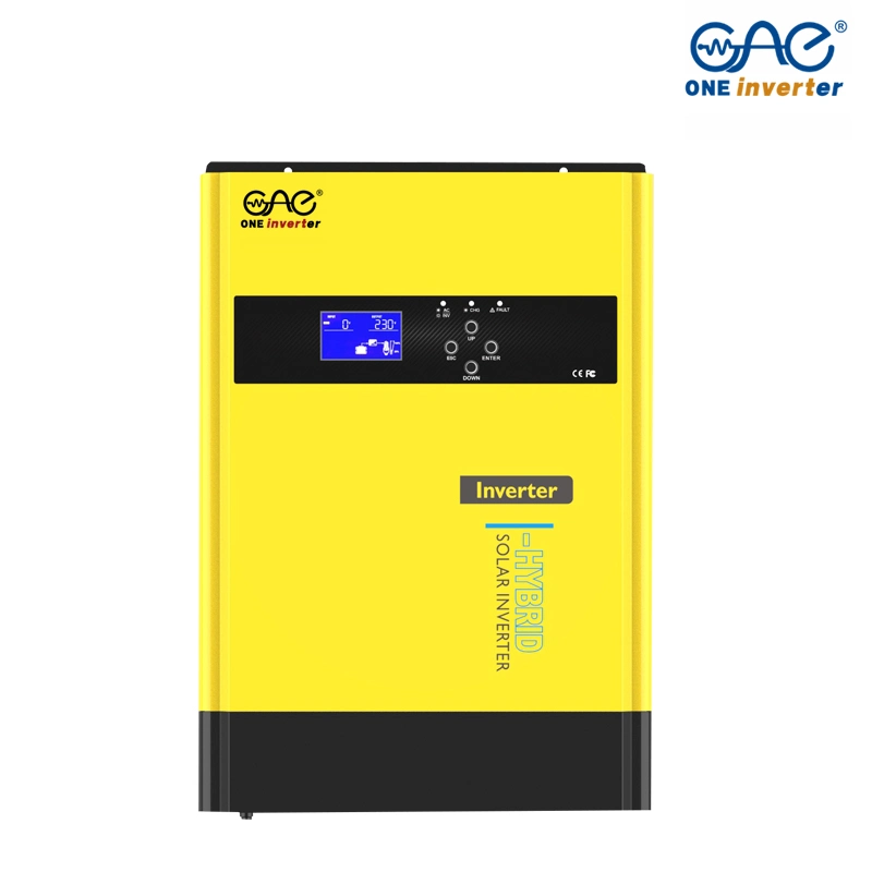 Solar Inverter 5.2kw High Frequency Lithium Inverter High Voltage DC to AC Single Phase Hybrid Inverter