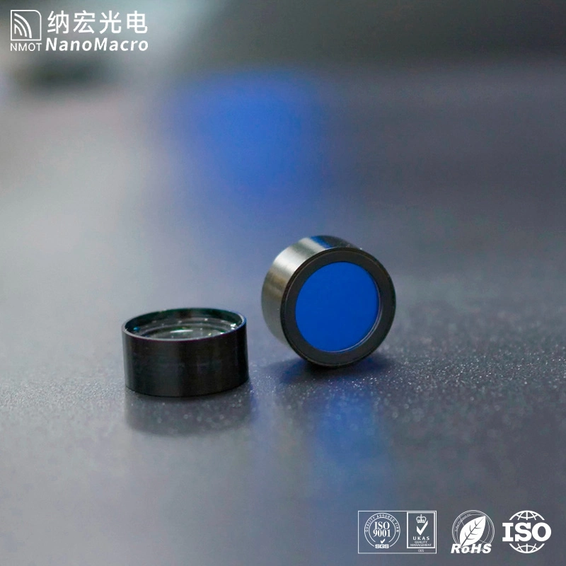 OEM Optical Glass Narrow Bandpass Fluorescence Filter 450nm