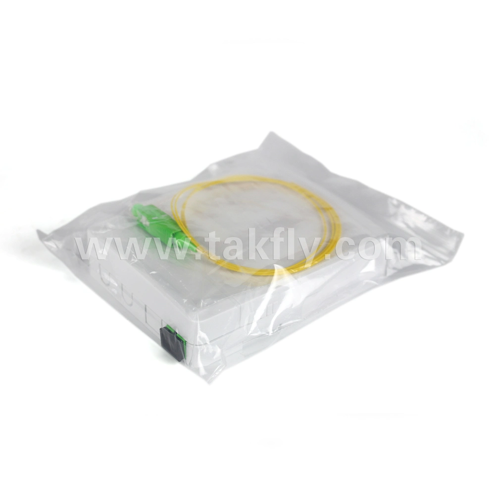 2 Cores Mini FTTH Optical Fiber Termination Box ABS+PC