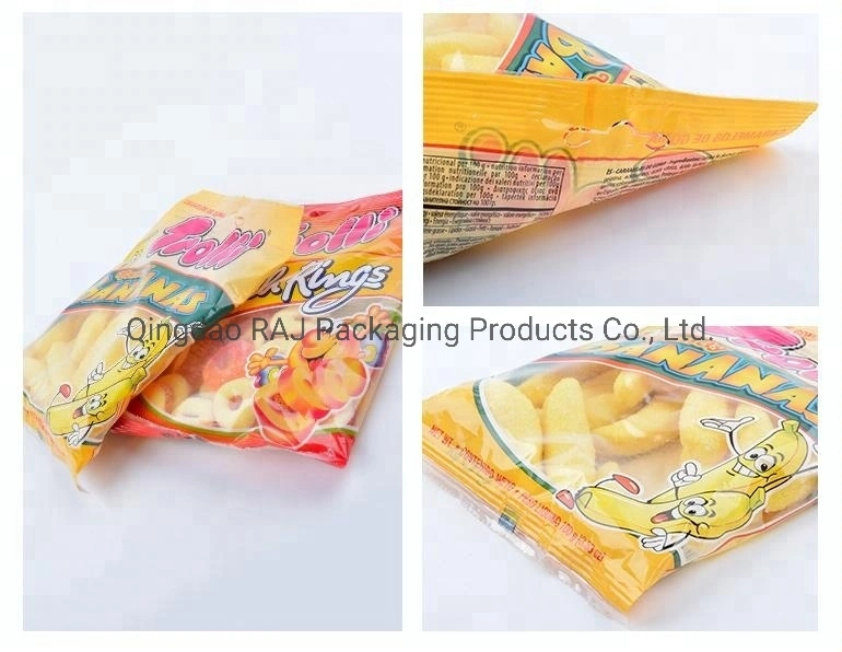 China Custom Printed Snack Food Soft Plastic Pouch Packing