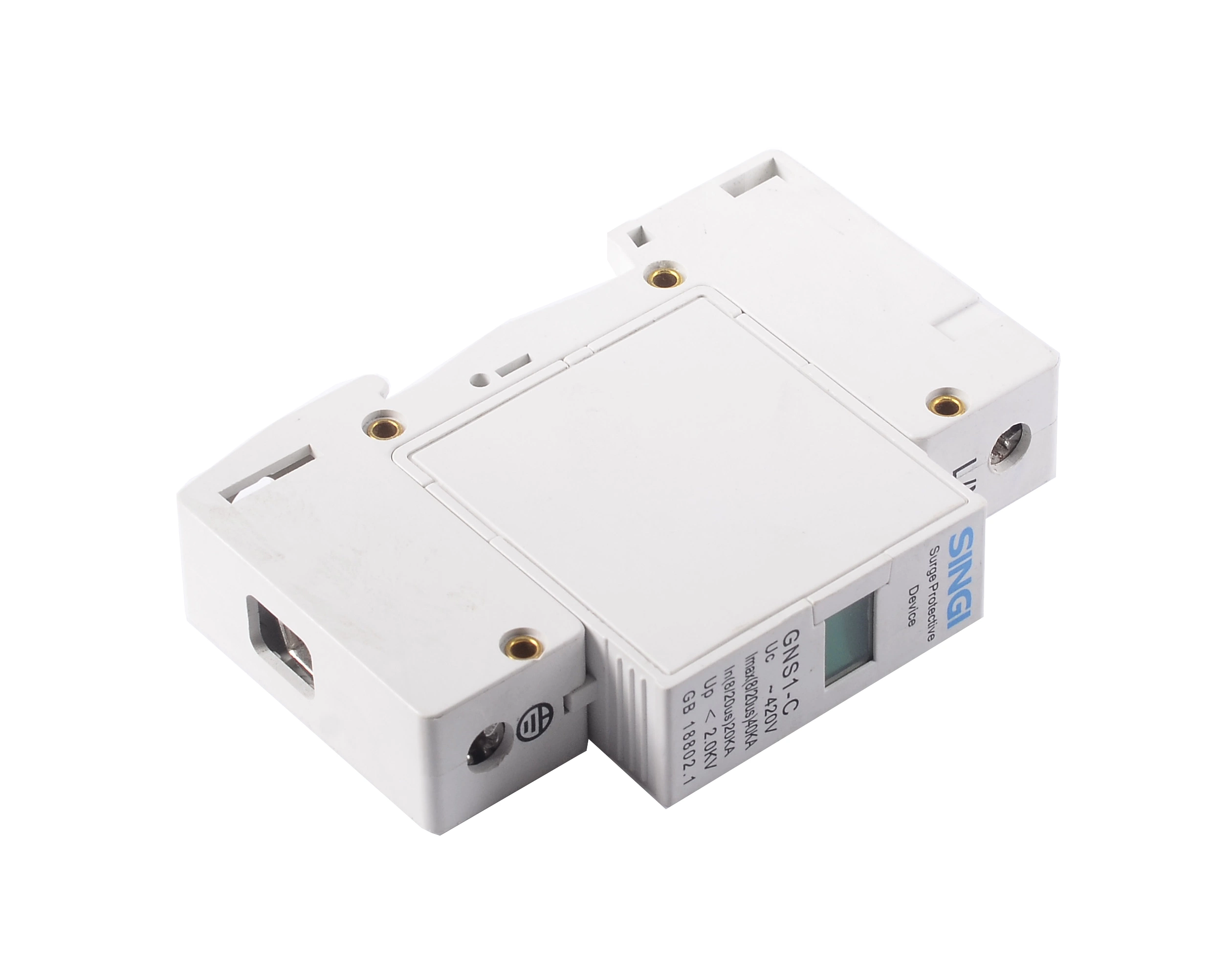 Gns1-C 1 Pole AC 140V/275V/320V 385V/420V/550V Surge Protection Device