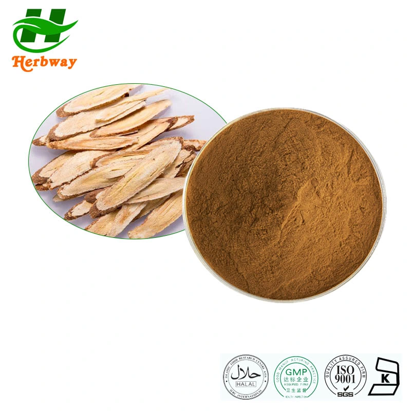 Herbway Herbal Extract Kosher Halal Fssc HACCP Certified Astragaloside 0.3%~98% Immunity Enhancer Astragalus Root Extract