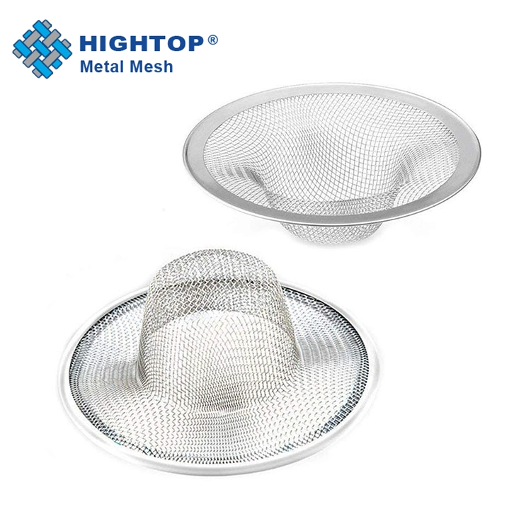 Large Wide Rim 4.5" Diameter Stainless Steel Sink Drain Strainer