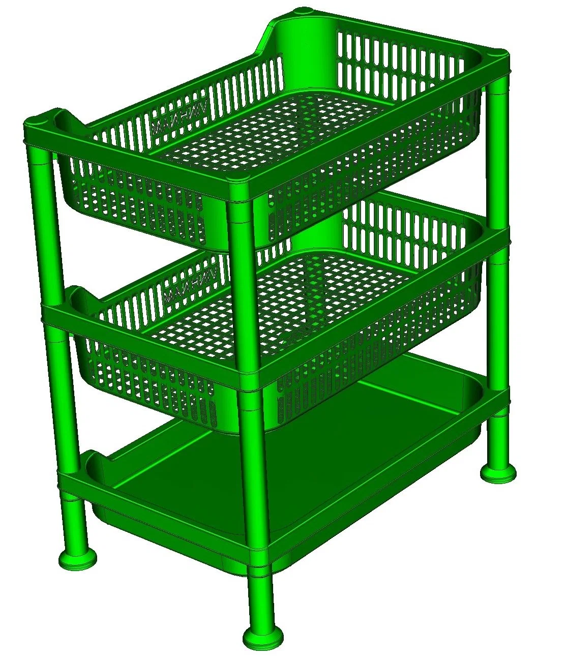 Die Mold Maker Kunststoff-Gemüse-Schale Rack Korb Spritzgießen