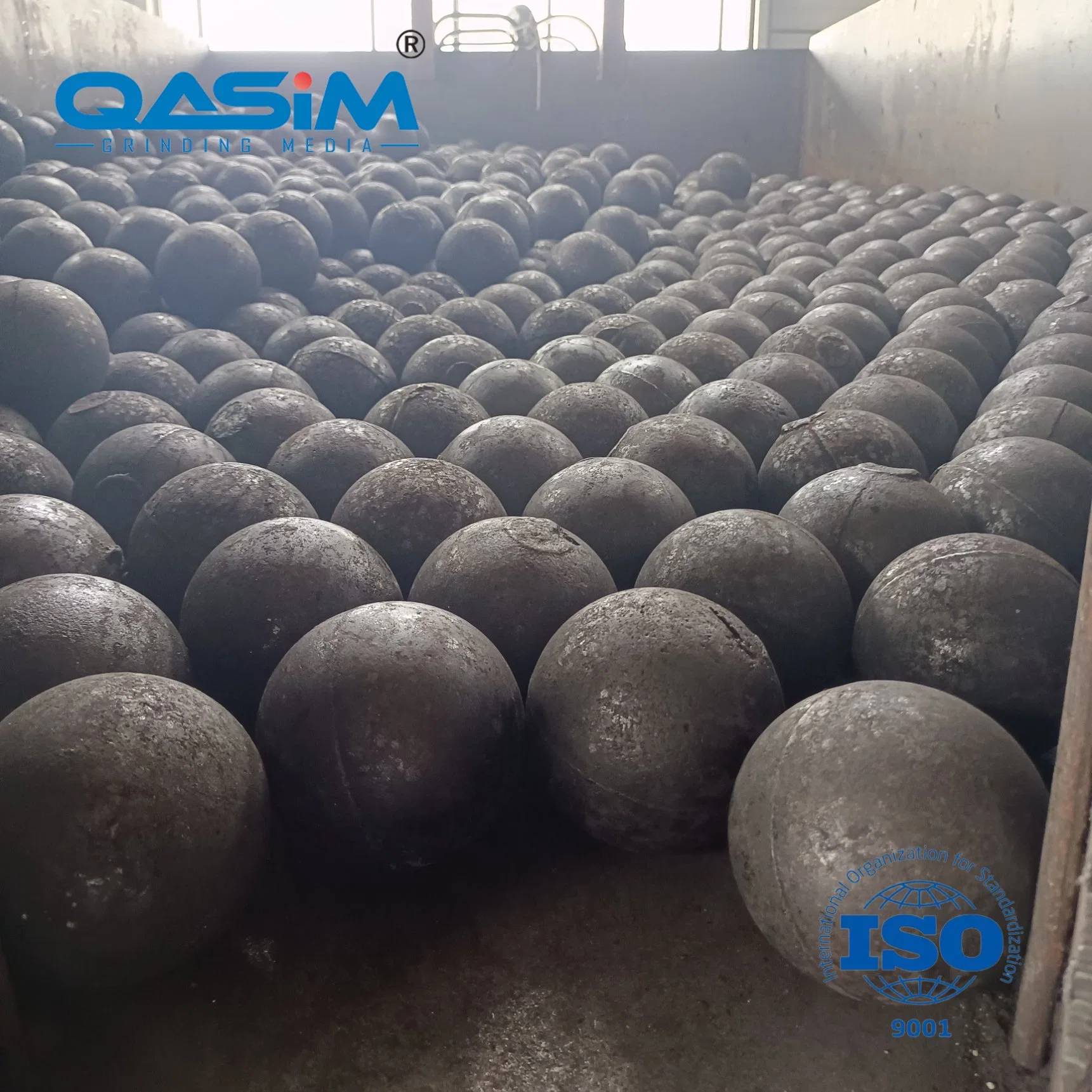 Coal Fire Power Plant Ball Mill Application Steel Casting Chromium Grinding Media Balls 80mm Mining Cement